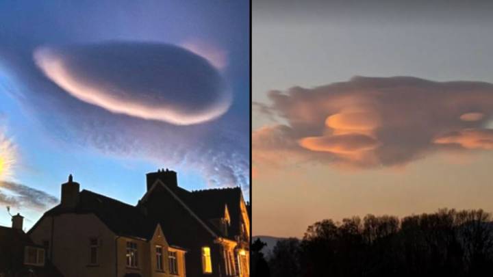 Rare Phenomenon Of UFO-Shaped Clouds Spotted Across Britain
