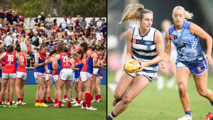 The AFLW has banned white shorts to protect athletes if they’re on their period