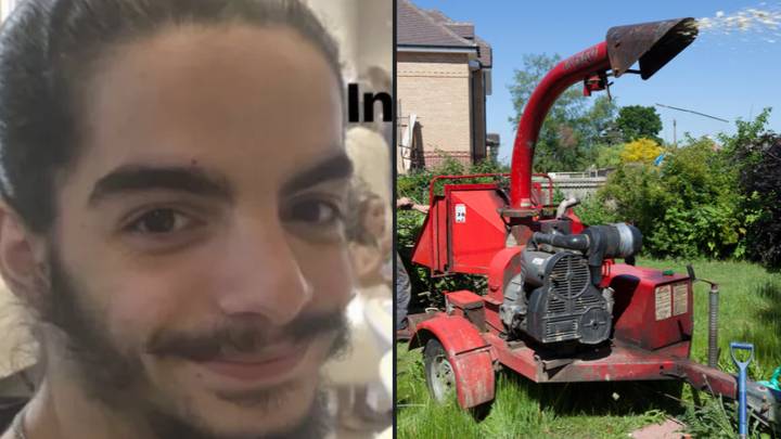 Teenager dies after his clothes got caught in a wood chipper and sucked him inside