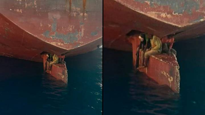 Three stowaways spend eleven days on oil tanker rudder before being rescued