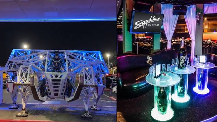 World's biggest strip club hires robot suit that turns bouncers into 'Terminator'