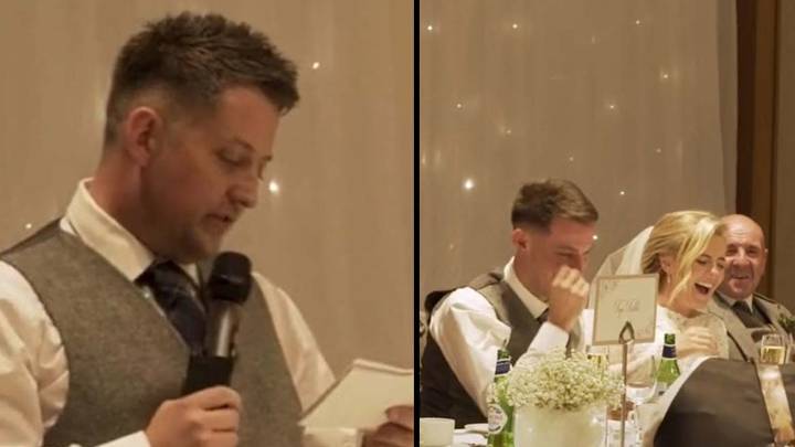 Couple Mortified After Best Man Delivers 'Best Punchline At A Wedding Ever' During Speech