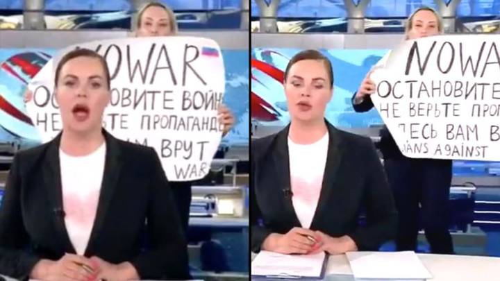 Russian Presenter Who Hijacked Broadcast With Anti-War Message 'Missing' After Being Arrested