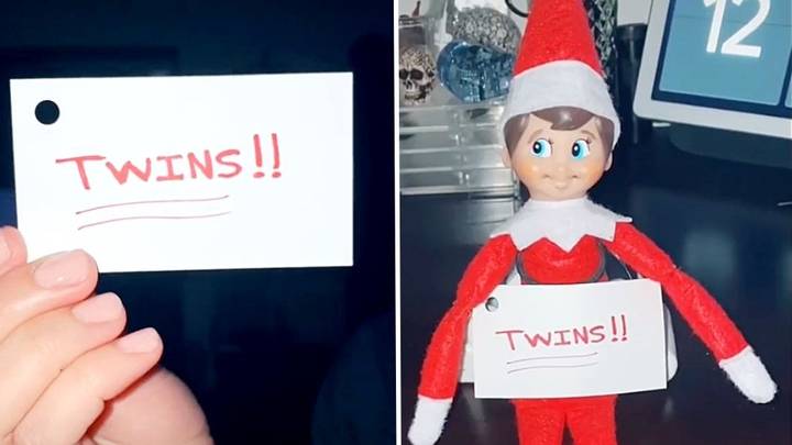 Tiktok Mum's Brilliant Elf On The Shelf 'Twins' Prank Goes Viral