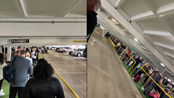 Holidaymakers Left Queuing In Car Park For Airport Security