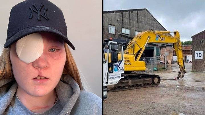 Girl crushed by 21-tonne excavator says her family were told to say goodbye after accident at 'dream job'