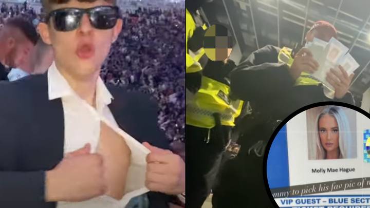 Lad Sneaks Into Tyson Fury Fight By Copying Molly-Mae Hague's Pass Off Instagram