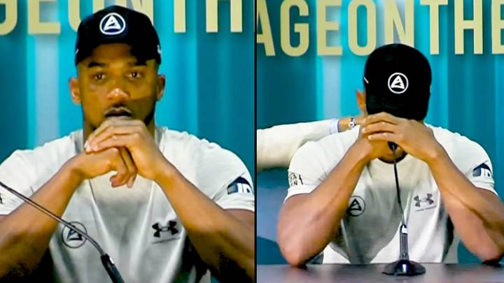Anthony Joshua explains why he stormed out of ring in Oleksandr Usyk fight