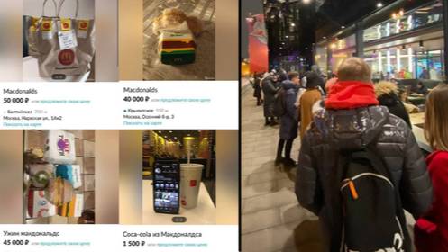 Savvy Russians Are Selling The Last McDonald's In The Country For Eye-Watering Prices