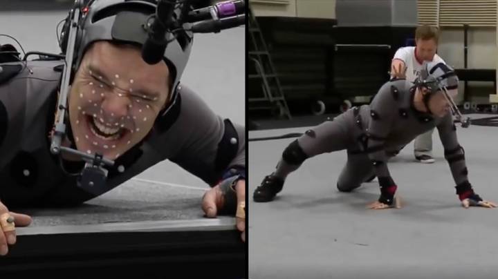 Incredible Behind The Scenes Footage Shows Benedict Cumberbatch Acting Role Of Smaug Without CGI