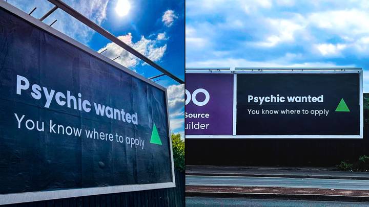 Man buys huge billboard ad for psychic with no contact info as real medium will 'know where to apply'