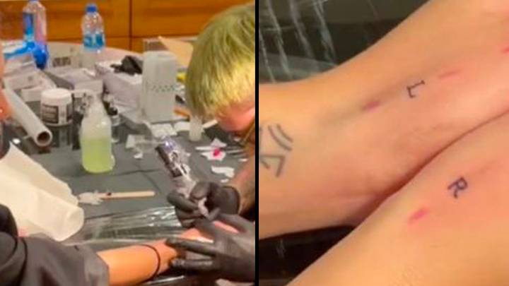Woman gets left and right tattooed on her hands to defeat the 'daily struggle'
