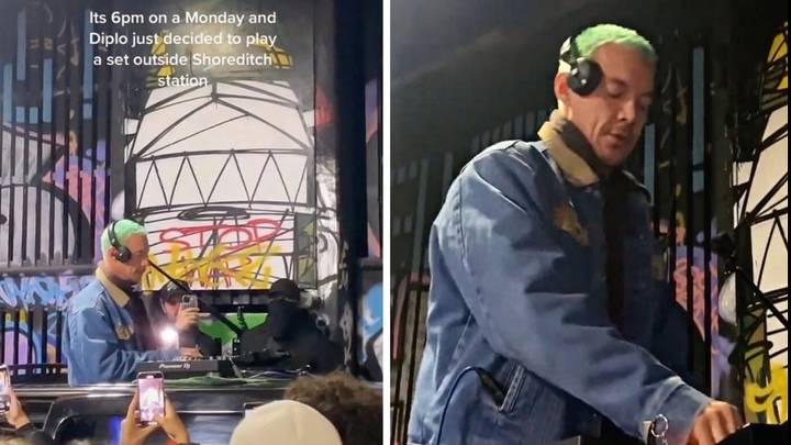 Diplo Performs Surprise Popup Set From His Car In Shoreditch