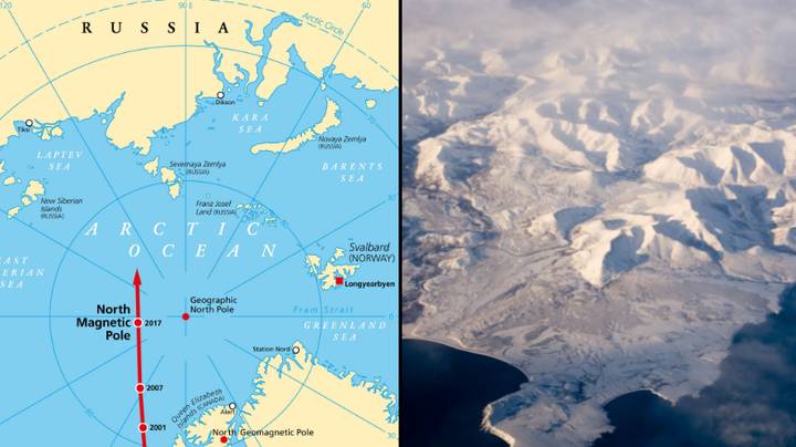 The North Pole Is Rapidly Shifting Position And Moving Towards Russia