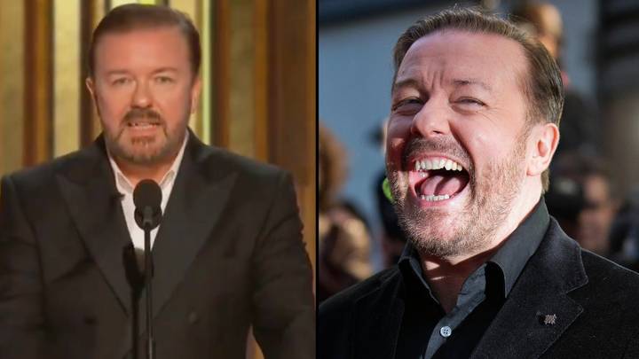 Ricky Gervais gives hilarious two-word answer on calls for him to host the 2023 Golden Globes