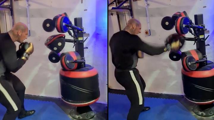 Martyn Ford Almost Rips Punch Machine Off The Ground With Terrifying Power Shots