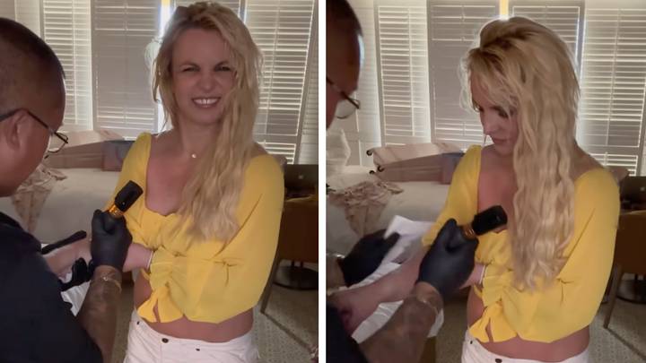 Britney Spears gets new tattoo and immediately regrets it