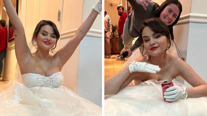 Selena Gomez praised by fans as she poses in wedding dress
