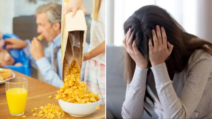 Mum fumes after finding out husband feeds their children cereal for breakfast