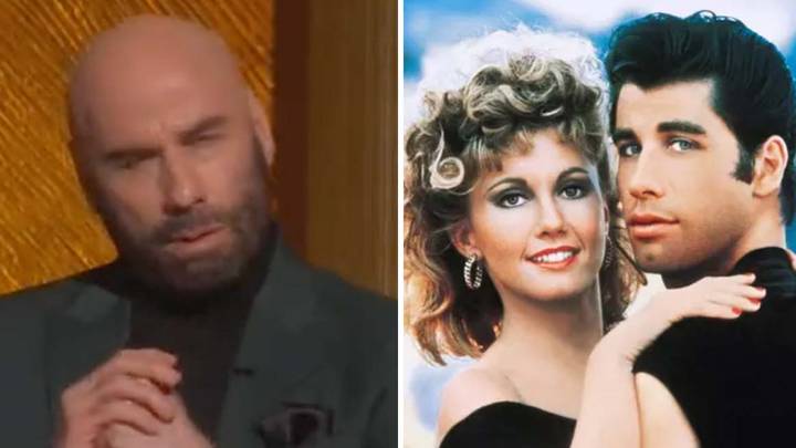 John Travolta breaks down in tears as he honours Grease co-star Olivia Newton John at Oscars