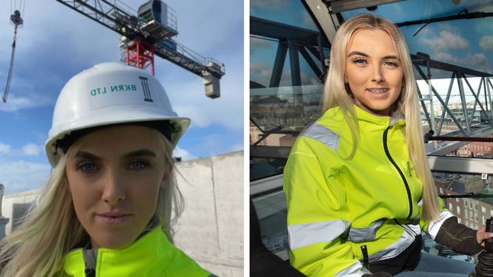 Female crane operator says male colleagues always underestimate her