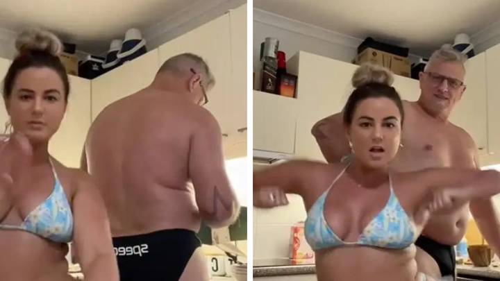 Woman responds to backlash over ‘disturbing’ video with her stepdad