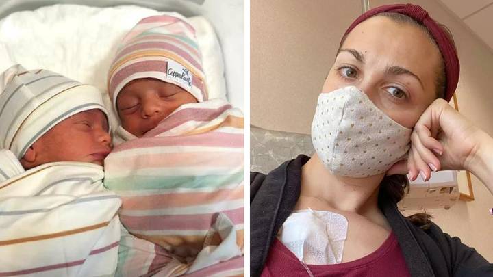 Woman gives birth to identical twins after her ovaries were removed following cancer treatment