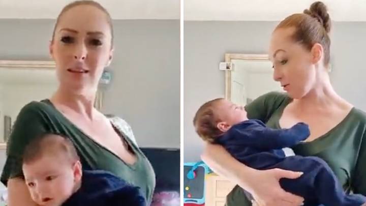 Woman Shares 'Genius' Hold That Puts Babies To Sleep Every Time