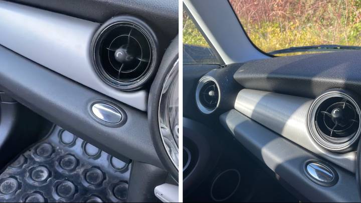 Woman shocked after discovering car has a secret compartment