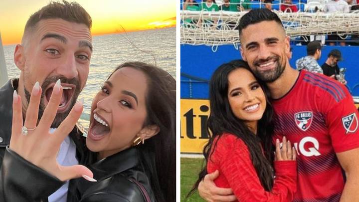 Becky G's fiancé Sebastian Lletget issues statement after rumours he cheated on her
