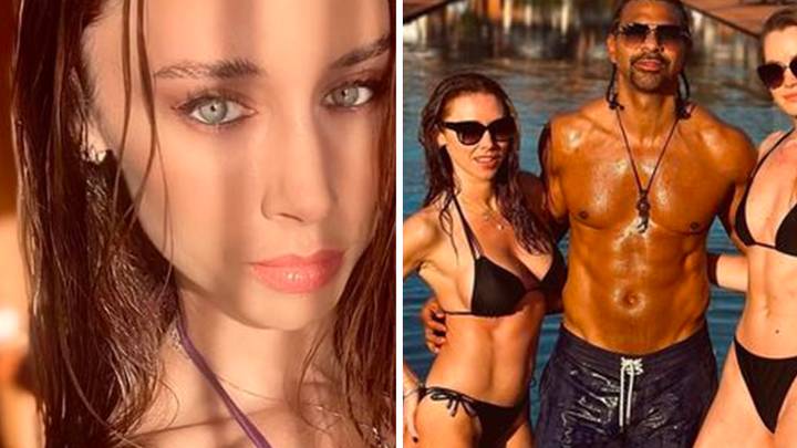 Fans convinced Una Healy and David Haye are on ‘throuple’ holiday