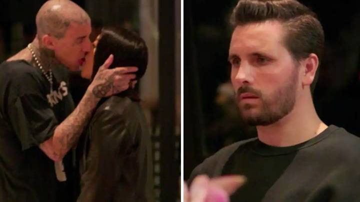 Fans Divided As Kourtney And Travis Put On PDA In Front Of Heartbroken Scott