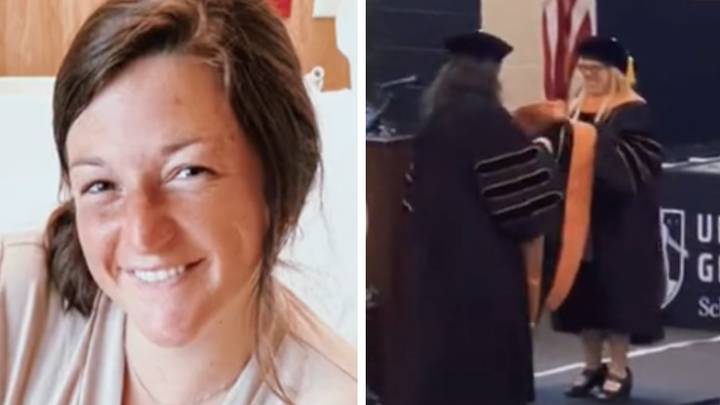 Mum gives birth then walks in graduation less than 24 hours later