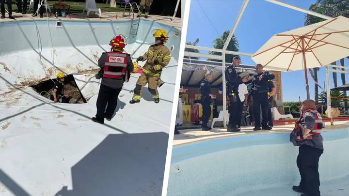 Man Dies After Sinkhole Appeared At The Bottom Of A Swimming Pool And Sucked Him In