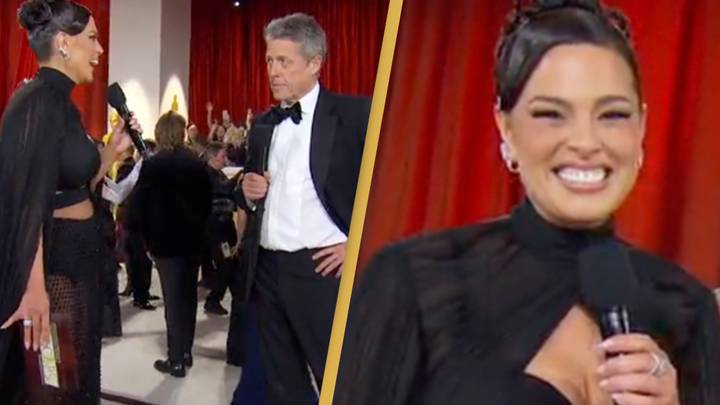 Ashley Graham responds to Hugh Grant's incredibly awkward and 'rude' Oscars interview