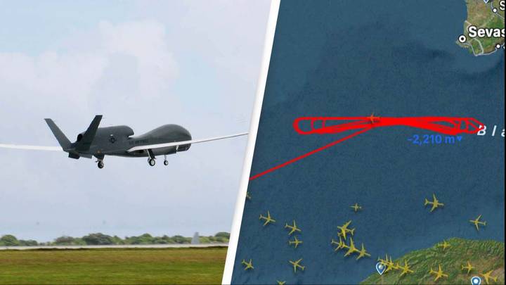 Most tracked plane in the world is constantly roaming the Black Sea