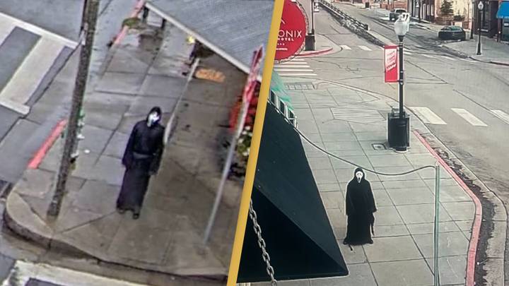 Creepers dressed as Ghostface from Scream spotted freaking people out across America
