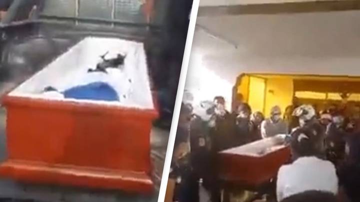 Woman About To Be Buried Bangs On Coffin At Her Own Funeral To Alert Family She's Still Alive