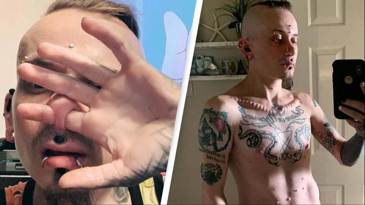 Man who spent $33,000 on body modifications says he gets hate from religious people