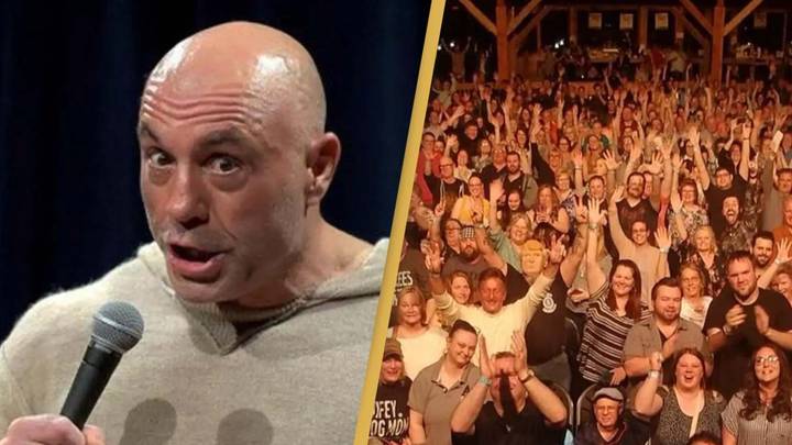 Joe Rogan admits he's the highest he's even been on stage as he opens ...