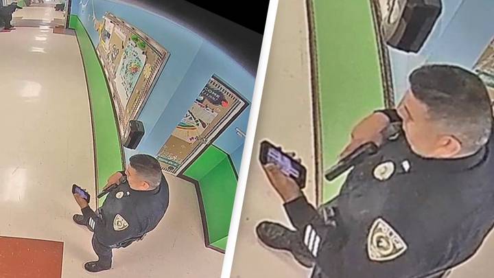Uvalde Officer Spotted Checking Phone With Punisher Lock Screen During Shooting