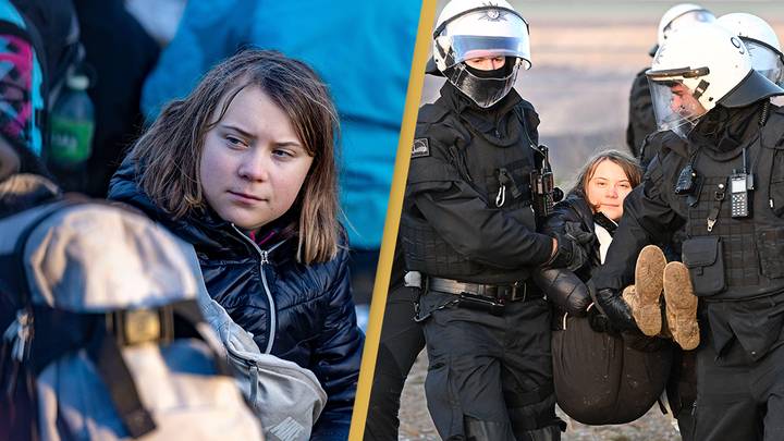 Greta Thunberg defends taking part in protest that saw her detained by police