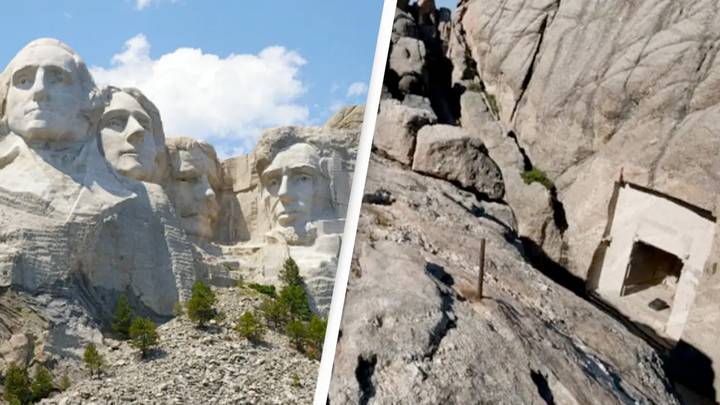 Secret chamber behind Mount Rushmore that the public is not allowed to visit