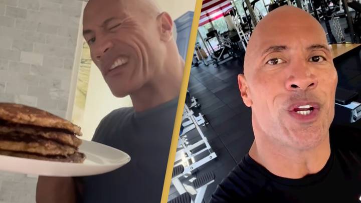 The Rock brings his own food to eat at restaurants