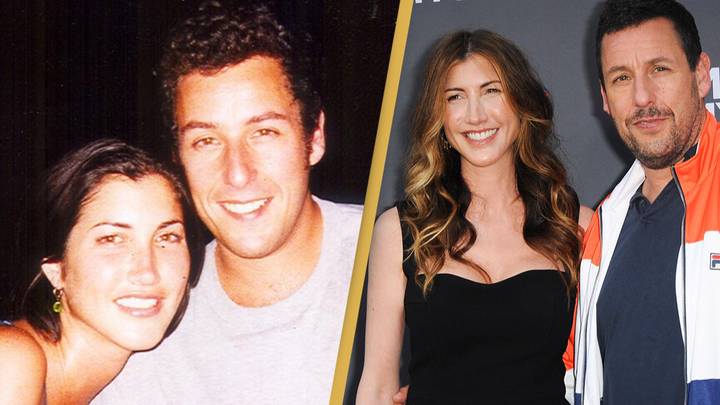 Adam Sandler hired Jackie to play waitress in movie before becoming his wife in real life