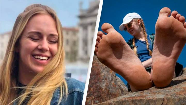 Woman who lives permanently barefoot hasn't bought shoes in two years