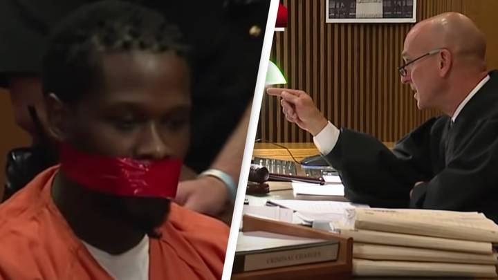Judge orders man #39 s mouth to be taped shut in court after he won #39 t #39 zip it #39 Judge orders man #39 s mouth to be taped shut in court after he won #39 t #39 zip it #39