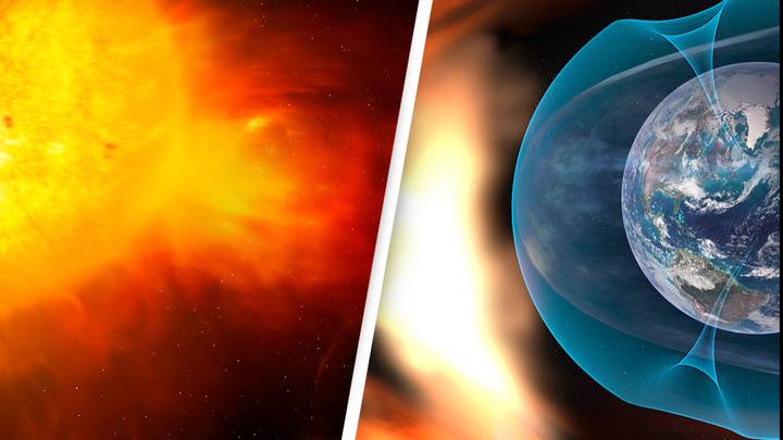 Shock wave from sun opens crack in Earth's magnetic field that could lead to geomagnetic storm