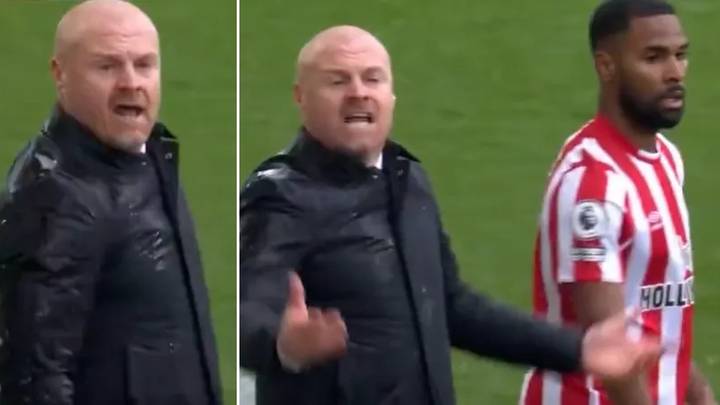 Sean Dyche's brutal X-rated message to linesman picked up by microphone during Everton vs Brentford