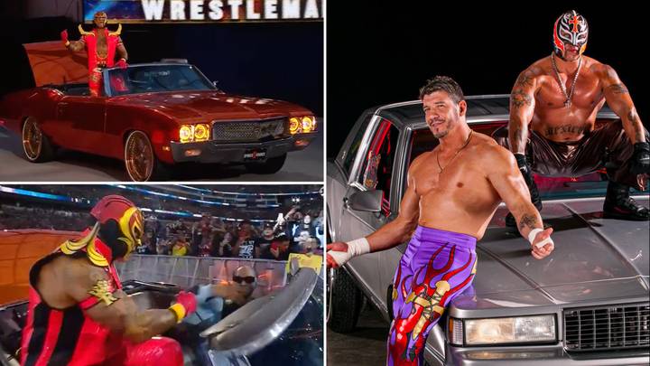 'Teared up a little' - Rey Mysterio's Eddie Guerrero-inspired WWE entrance is one of the best WrestleMania moments of all time